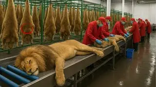 Full Process | Inside the Lion Leather Factory &ndash; How Million-Dollar Products Are Made from Lion Skin