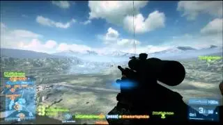 EPIC JET SNIPER KILL (BF3 INSANE M98B Gameplay)