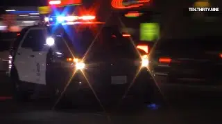 LAPD UNITS RESPONDING CODE 3 TO MULTIPLE SERVICE CALLS