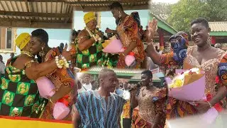 Afua Asantewaa Singathon And Husband St0rm  Kwahu For Traditional Rituals And Durbar.