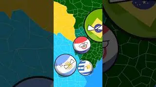 La guerra de la Triple Alianza #countryballs #paises #guerra #parati #uruguay #paraguay