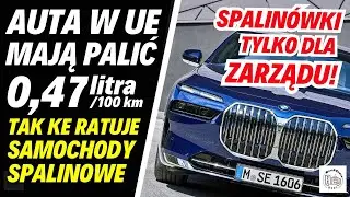 Auta spalinowe tylko dla zarządu. Tak UE ratuje spalinową motoryzację