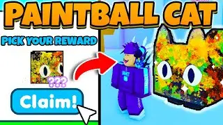 *NEW* HOW TO GET HUGE PAINTBALL CAT In Pet Simulator X (ROBLOX)  BIG PAINTBALL 2 EVENT - FREE HUGE!