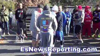 inside manny pacquiao training camp for floyd mayweather - EsNews