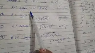 RLC circuit impedance formulas | htet |tgt pgt physics formula sheet| #htet