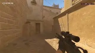 No-Scope Scout Shot NO SCOPE 1 KILL #cs2 #scout #zoom #1k #nuke #highlight #SSG