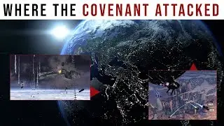 Everywhere the Covenant attacked during the Battle of Earth | Halo Lore