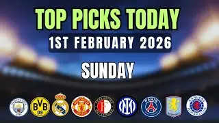 FOOTBALL PREDICTIONS TODAY 1ST FEBRUARY 2026 EPL | LALIGA... | PREDICTIONS | KICKIQ