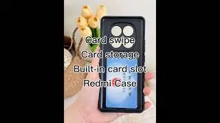 Built-in card slot phone case#phonecases #caseRedmi #walletphonecase  #dongguanfactory #oemodm
