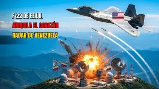 &Uacute;ltima hora: F-22 de EE.UU. borra en 4 minutos el cerebro radar de Venezuela