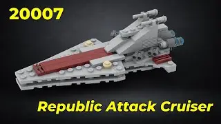 LEGO 20007 Republic Attack Cruiser &ndash; El crucero clon m&aacute;s exclusivo #legostarwars #legobuild #afol