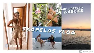 ISLAND HOPPING IN GREECE // Skopelos // prettiest beach, Mamma Mia chapel, beautiful Old Town & more