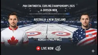 🥌 Live: Pan Continental Curling Championships 2025: Men's A-Division | 24 October 2025
