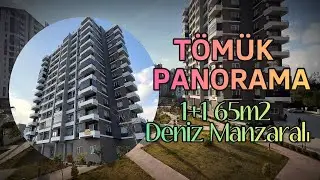 TÖMÜK PANORAMA'DA 1+1 65m2 ÖNÜ KAPANMAYACAK DENİZ MANZARASINA SAHİP DAİRE!!!