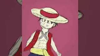 Luffy Animation | #onepiece  #illustration #digitalart #animeart #luffy