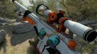 AWP Asiimov (BS) w/ 3 Holo Stickers