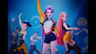 K-pop Demon Hunters Golden Style 🎶 | Rumi Family – Disco Flame Rise (Funky Disco Dance)