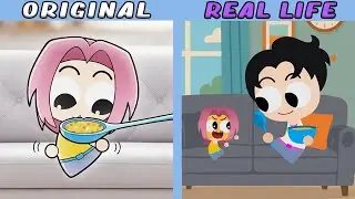 Puppy Love & the Saja Soup Spoon Trend 🍲💖 | Original vs Plush Toys | KPop Demon Hunters Animation