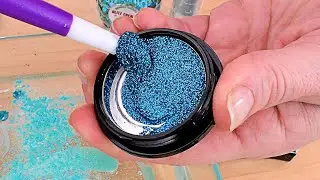 Mixing Soft and Creamy Makeup into Slime ASMR