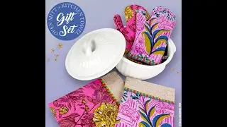 Oven Mitt + Kitchen Towel Gift Set