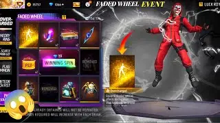 New Faded Wheel Event Overcharged Arrival Animation Free fire 19 Diamond Faded Wheel Event