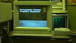 1987 3M Panther Graphics D-6000 character generator