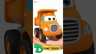 A&ndash;H Frozen Vehicles ❄️🚗 | Learn Alphabet & Vehicles for Kids | Preschool Animation #abcd #shorts