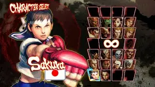Street Fighter IV - Sakura Arcade Mode - PC Gameplay (No commentary)