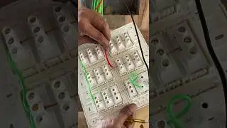 18 modular switch board fitting || switch board connection wiring