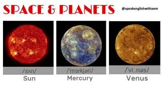 SPACE and PLANETS 🌌 in English - VOCABULARY