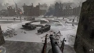 WW2 - Stalingrad Sniper - Comrade Sniper - Stalingrad City Hall Defense - Call of Duty 2