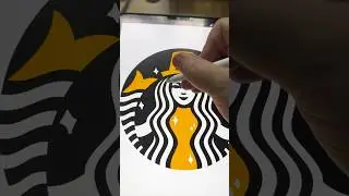 Giving the #Starbucks logo a New Years redesign! #newyears #logos #logodesign #redesign #newyearseve