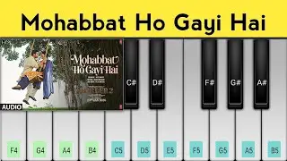 Mohabbat Ho Gayi Hai Piano Tutorial | Border 2
