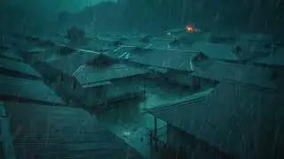 No Ads Rain Sounds for Sleeping – Heavy Rain On Tin Roof for Mind Shutdown