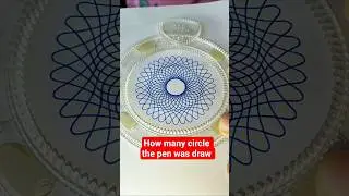 What does this pattern resemble? Magic ruler 💙 #spirograph #drawing #artandcraft #asmr #2025