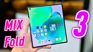 Đ&aacute;nh gi&aacute; Xiaomi MIX Fold 3 - M&aacute;y Gập Ngang CAO CẤP của h&atilde;ng, nh&igrave;n kiểu Nam t&iacute;nh ko đường bo nhiều !