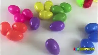 Huge Easter Eggs Surprises Learn Colors Thomas and Friends Toy Cars and Trucks ABC Surprises