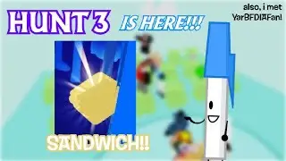 Hunt 3 is HERE!!! | BFDIA Roblox