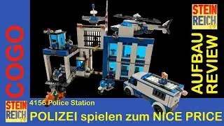 Sparpreis-Polizei - was taugt die Polizeistation von COGO?! COGO 4156 Police Station Aufbau & Fazit