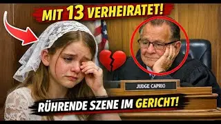 13-jährige weint im Gericht: Zwangsheirat mit 13 Jahren schockiert Richter Caprio weltweit Alarm SOS