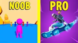 Fall Race 3D level 5 Gameplay NOOB vs PRO