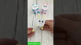 How to make paper bunny 🐰ORIGAMI  bunny  🐇 🐰  заяц из бумаги