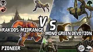 Mono Green Devotion VS Rakdos Midrange [MTG Pioneer]