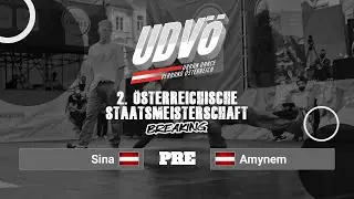Staatsmeisterschaft 2022 | 1vs1 B Girl | PRE 02 &ndash; Sina -VS- Amynem
