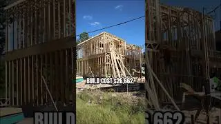 Frame for next rental is complete! #rentalproperty #realestate #construction #brrrr #framing #money