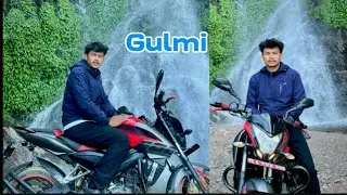 Gulmi Waterfall Ride from Parbat | Crossing Kaligandaki Suspension Bridge | Epic Bike Travel
