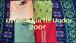 Ajio Haul 💫Avaasa Kurti haul under 200₹ #ajio #avaasa #trendskurtis #Shakeerashaik💞@ep-3
