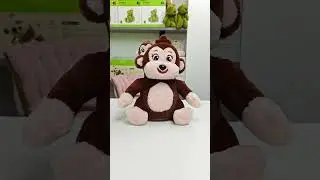 🐒 Meet Your New Playful Companion! 🎶  #interactivetoys #toyindustry #plushtoys
