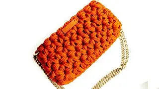 PARTE 2 | BOLSA ESTILO BAG DE CROCHÊ COM FIO DE MALHA | PONTO JASMIM | INICIANTE CONSEGUE FAZER!