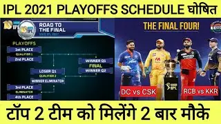 IPL 2021 Playoffs Schedule || IPL 2021 Qualifier Teams, Schedule, Date, Timing, Venues & Fixtures